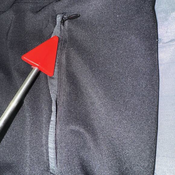 FJ FootJoy Sz Medium Black Short Sleeve Athletic Dress Knee Zip Pockets Outdoors - Picture 7 of 7